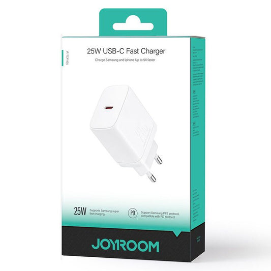 Incarcator Retea Joyroom JR-TCF11, 25W, 3A, 1 x USB-C, Alb