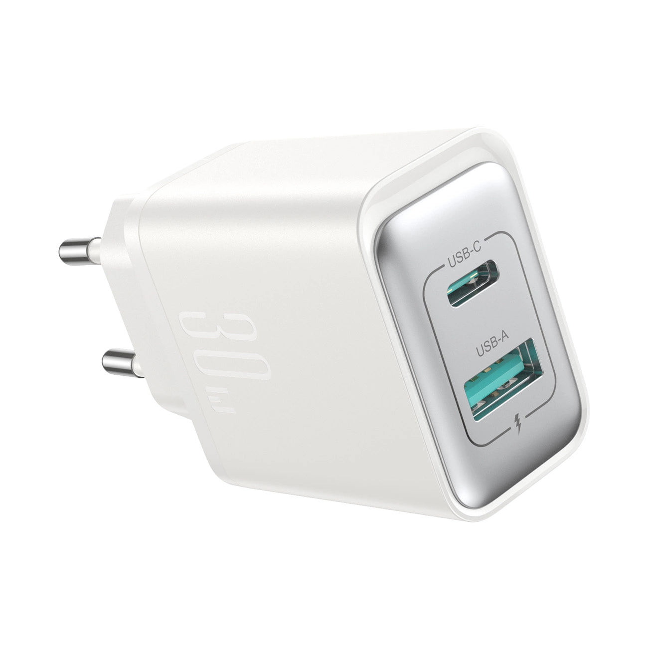Incarcator Retea Joyroom JR-TCF15, 30W, 5A, 1 x USB-A - 1 x USB-C, Alb