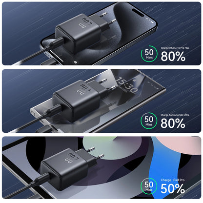 Incarcator Retea Joyroom JR-TCF20, 20W, 3A, 1 x USB-C, Negru