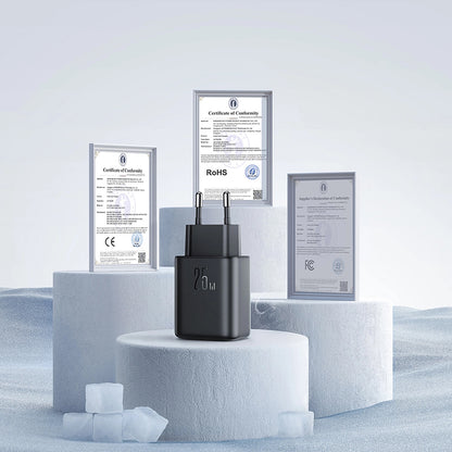 Incarcator Retea Joyroom JR-TCF23, 25W, 3A, 1 x USB-C, Negru