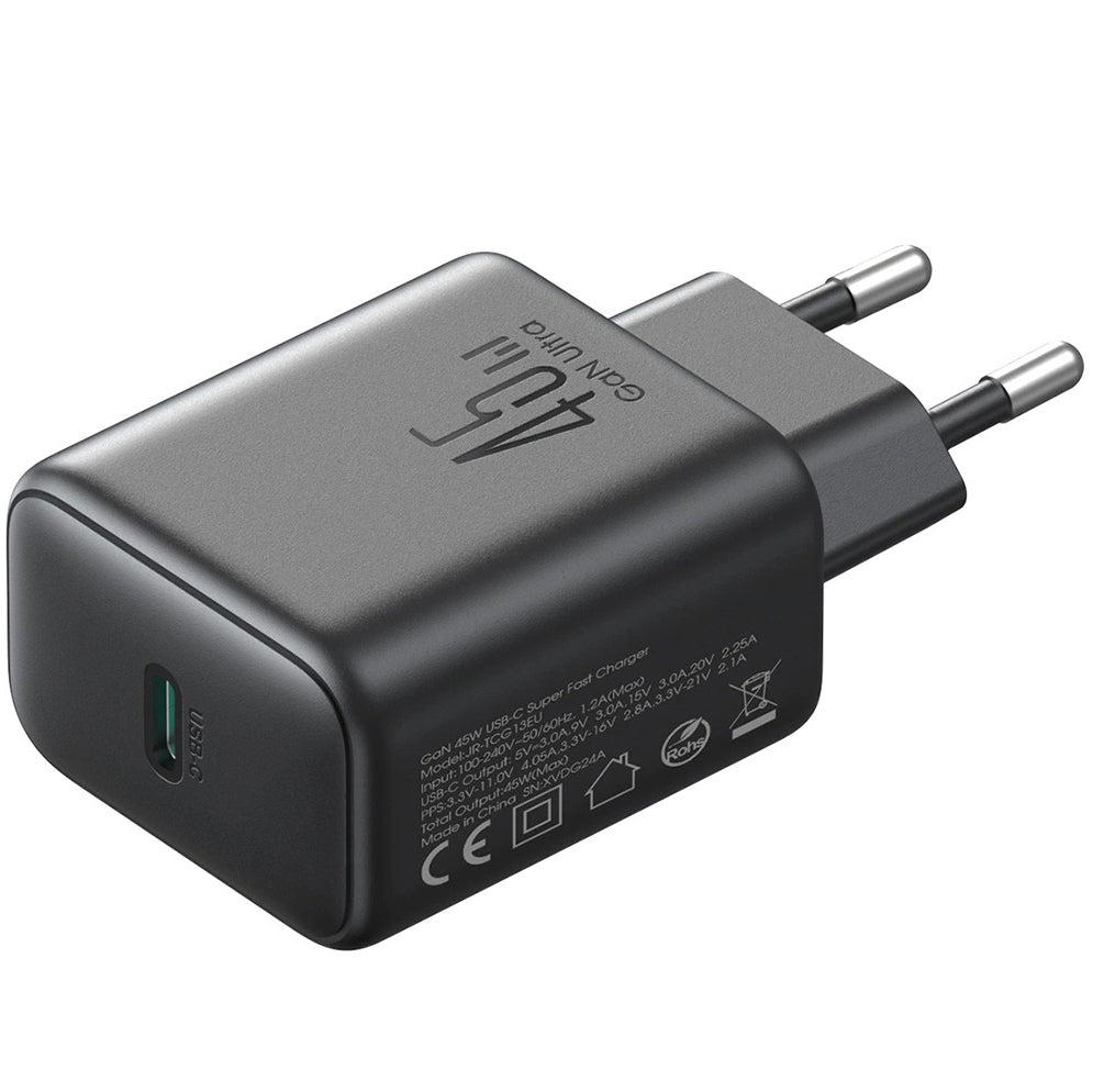 Incarcator Retea Joyroom JR-TCG13, 45W, 3A, 1 x USB-C, Negru