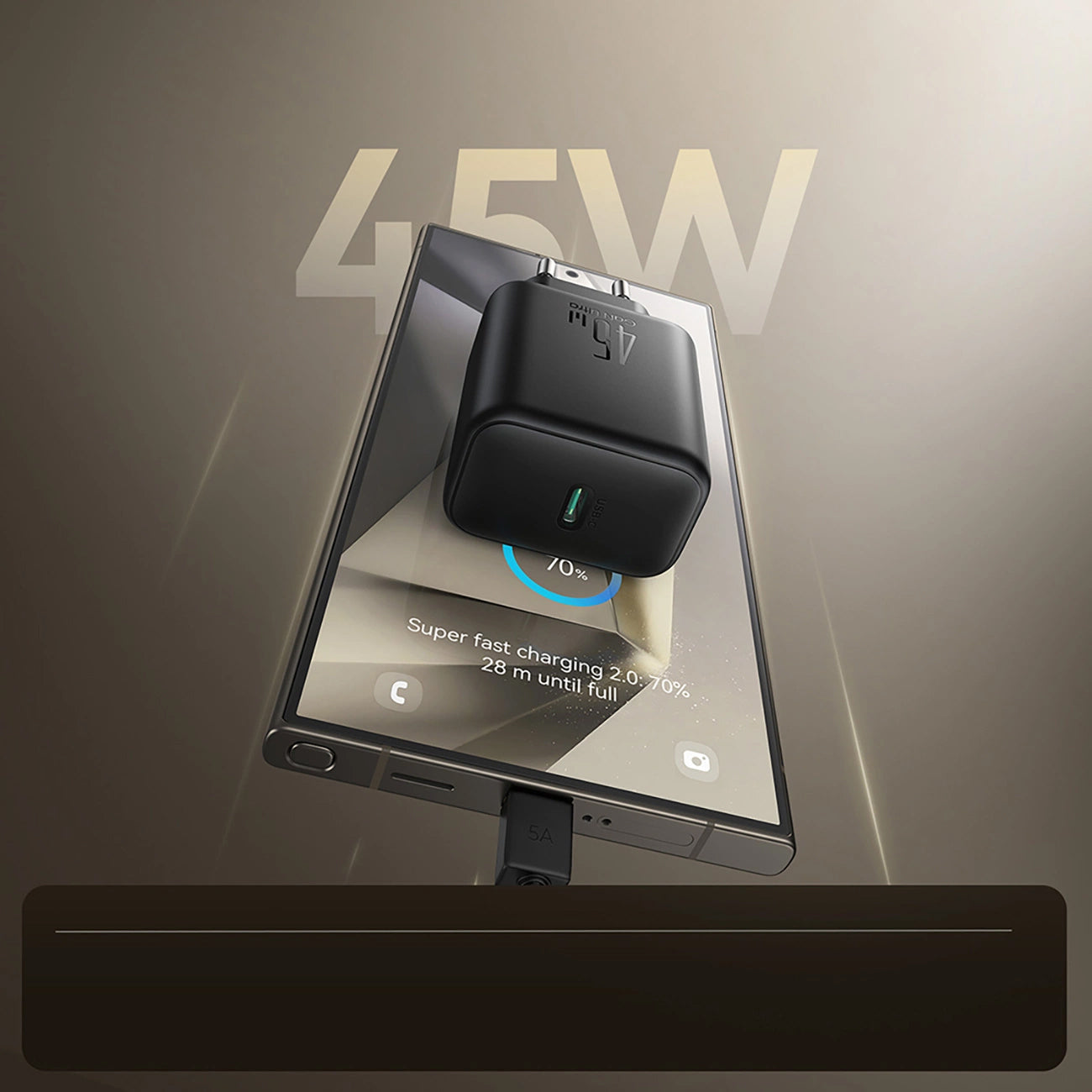 Incarcator Retea Joyroom JR-TCG13, 45W, 3A, 1 x USB-C, Negru