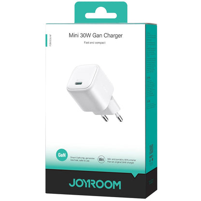 Incarcator Retea Joyroom JR-TCG15 Mini, 30W, 3A, 1 x USB-C, Alb