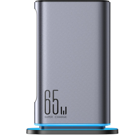 Incarcator Statie Joyroom JR-TCM02, 65W, 3.25A, 2 x USB-A - 4 x USB-C, Gri