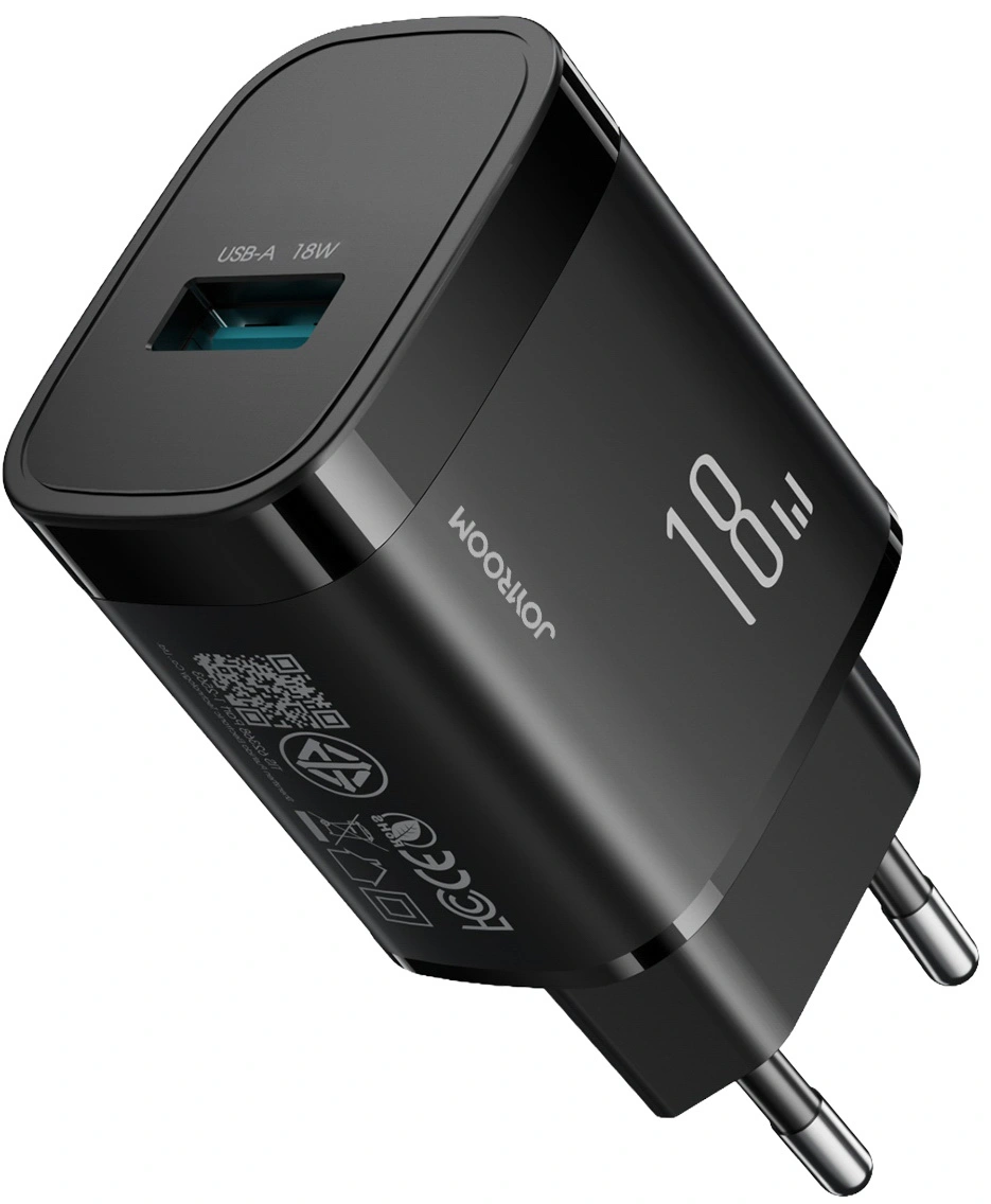 Incarcator Retea Joyroom JR-TF4, 18W, 3A, 1 x USB-A, Negru