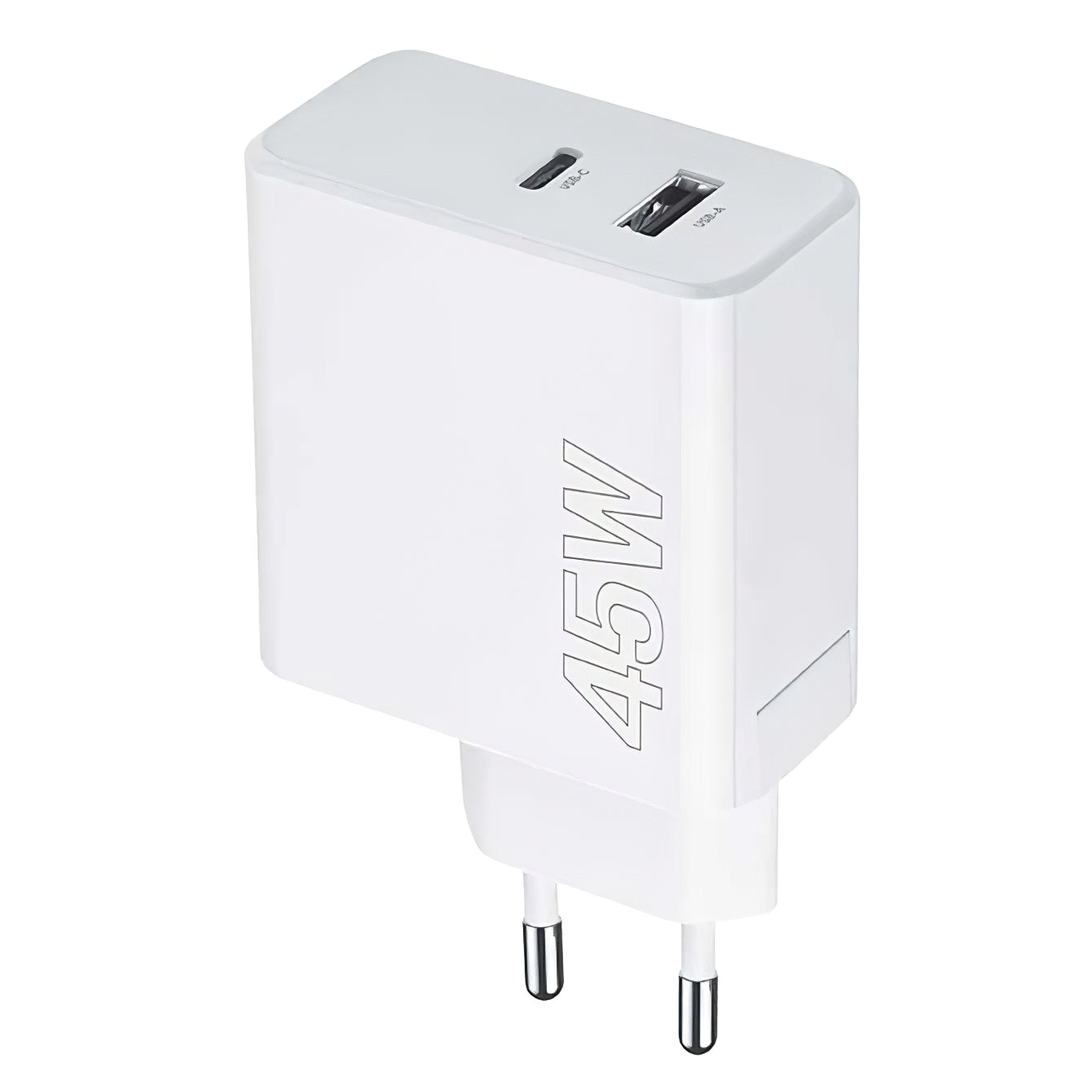 Ładowarka sieciowa MaXlife MXTC-07-45AC, 45W, 3A, 1 x USB-A - 1 x USB-C, biała