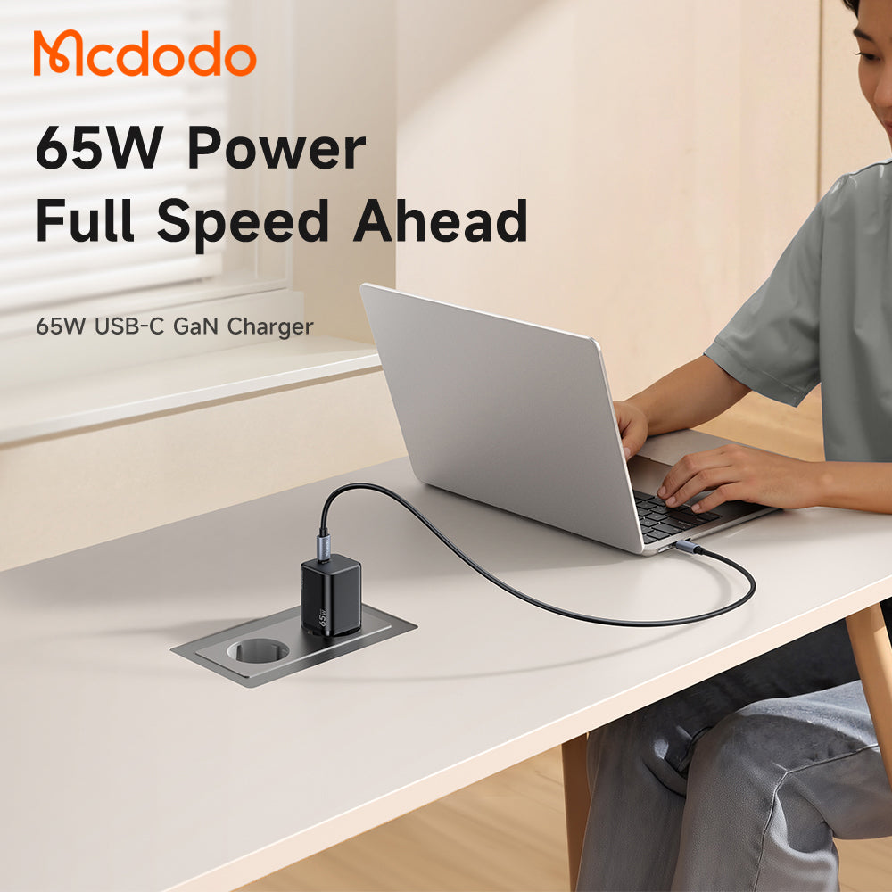 Incarcator Retea McDodo CH-0850 Ultimate Mini, 65W, 3.25A, 1 x USB-C, Negru