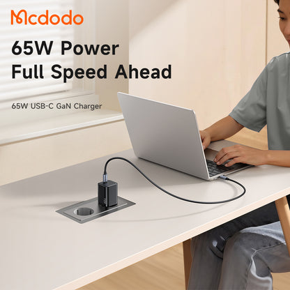 Incarcator Retea McDodo CH-0850 Ultimate Mini, 65W, 3.25A, 1 x USB-C, Negru