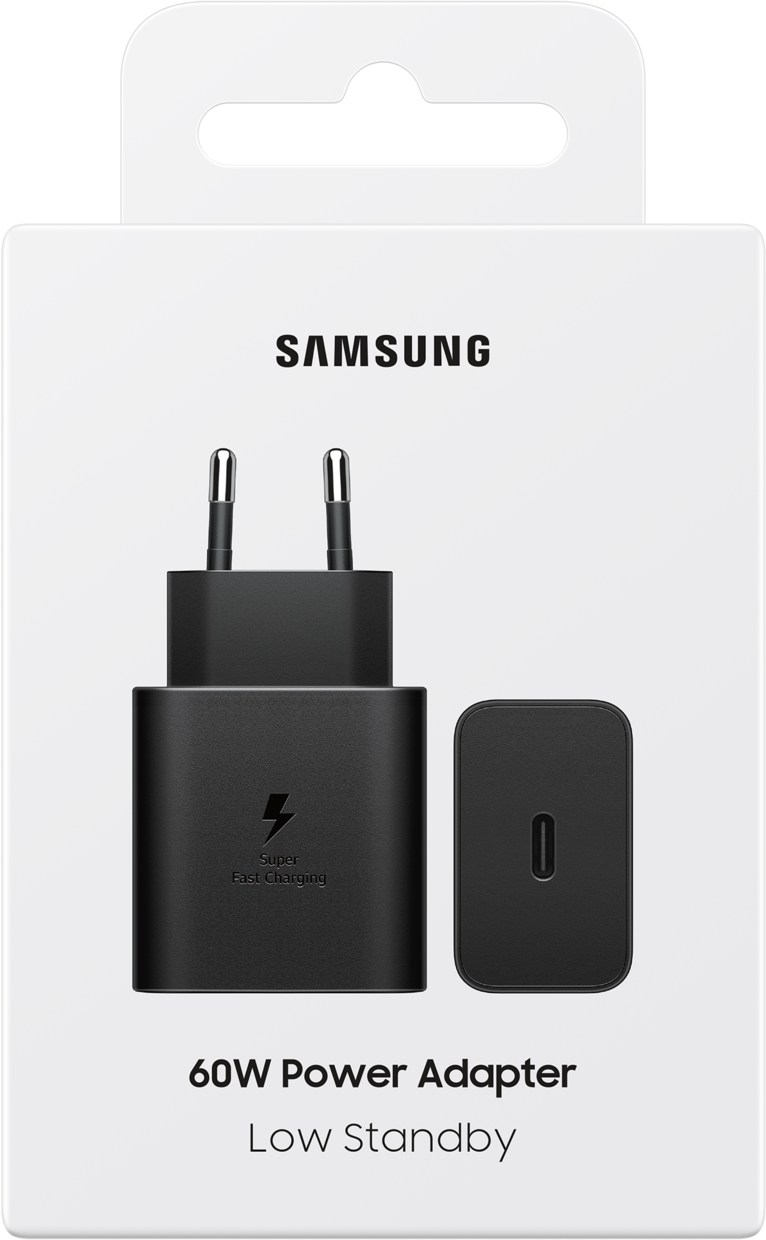 Incarcator Retea Samsung, 60W, 3A, 1 x USB-C, Negru EP-T6010NBEGWW