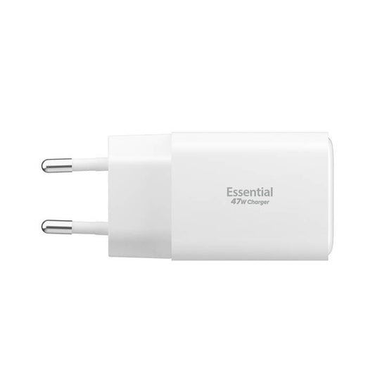 Incarcator Retea Spigen EE473EU Essential, 47W, 3A, 1 x USB-A - 2 x USB-C, Alb ACH09464
