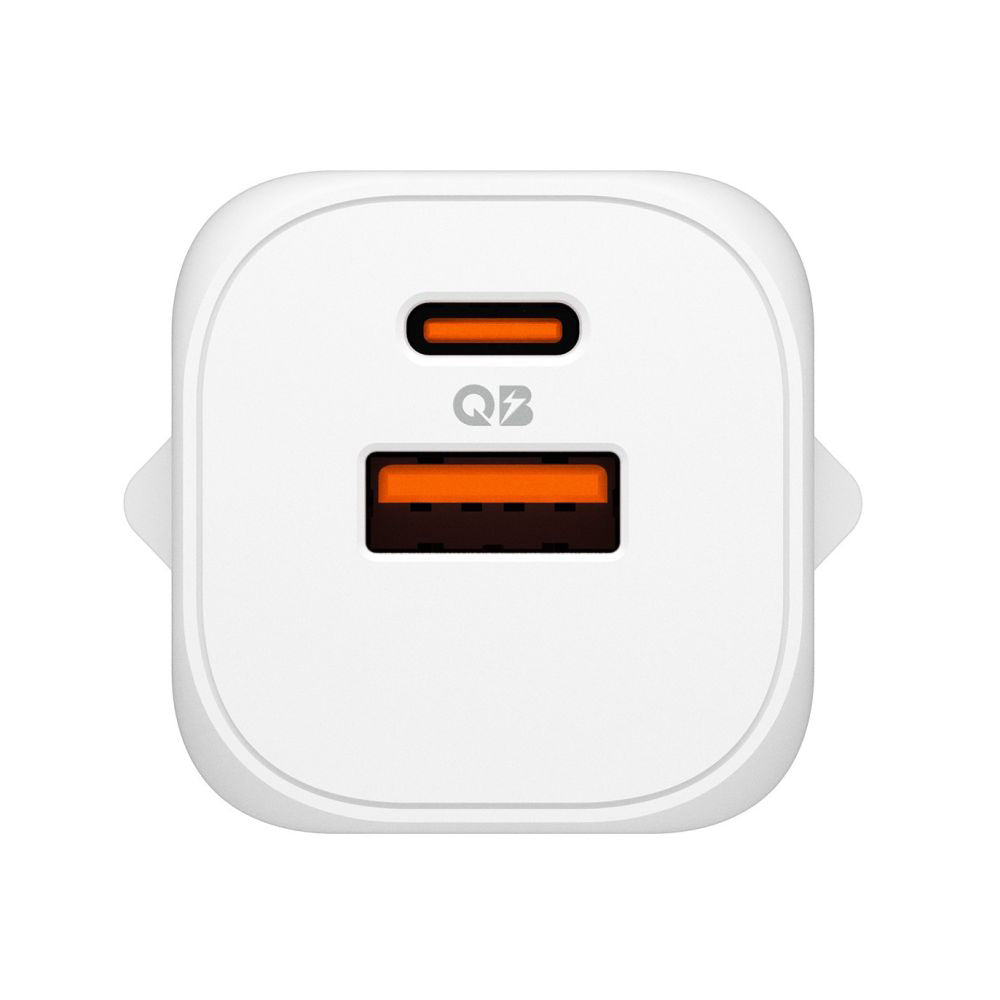 Incarcator Retea Spigen Essential, 35W, 3A, 1 x USB-A - 1 x USB-C, Alb ACH09462