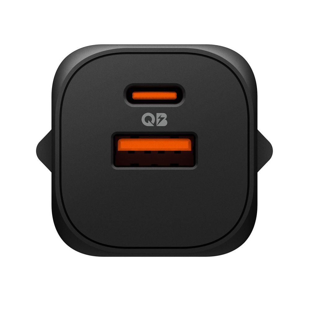 Incarcator Retea Spigen Essential, 35W, 3A, 1 x USB-A - 1 x USB-C, Negru ACH09463
