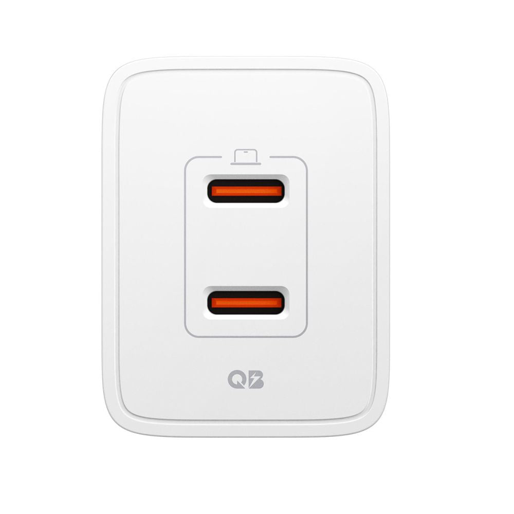 Incarcator Retea Spigen Essential, 47W, 3A, 2 x USB-C, Alb ACH08707