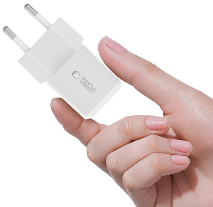 Incarcator Retea Tech-Protect NCM25, 25W, 3A, 1 x USB-C, Alb