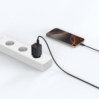 Incarcator Retea Tech-Protect NCM33W, 33W, 3A, 1 x USB-A - 1 x USB-C, Negru