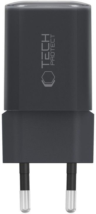 Incarcator Retea Tech-Protect NCM33W, 33W, 3A, 1 x USB-A - 1 x USB-C, Negru