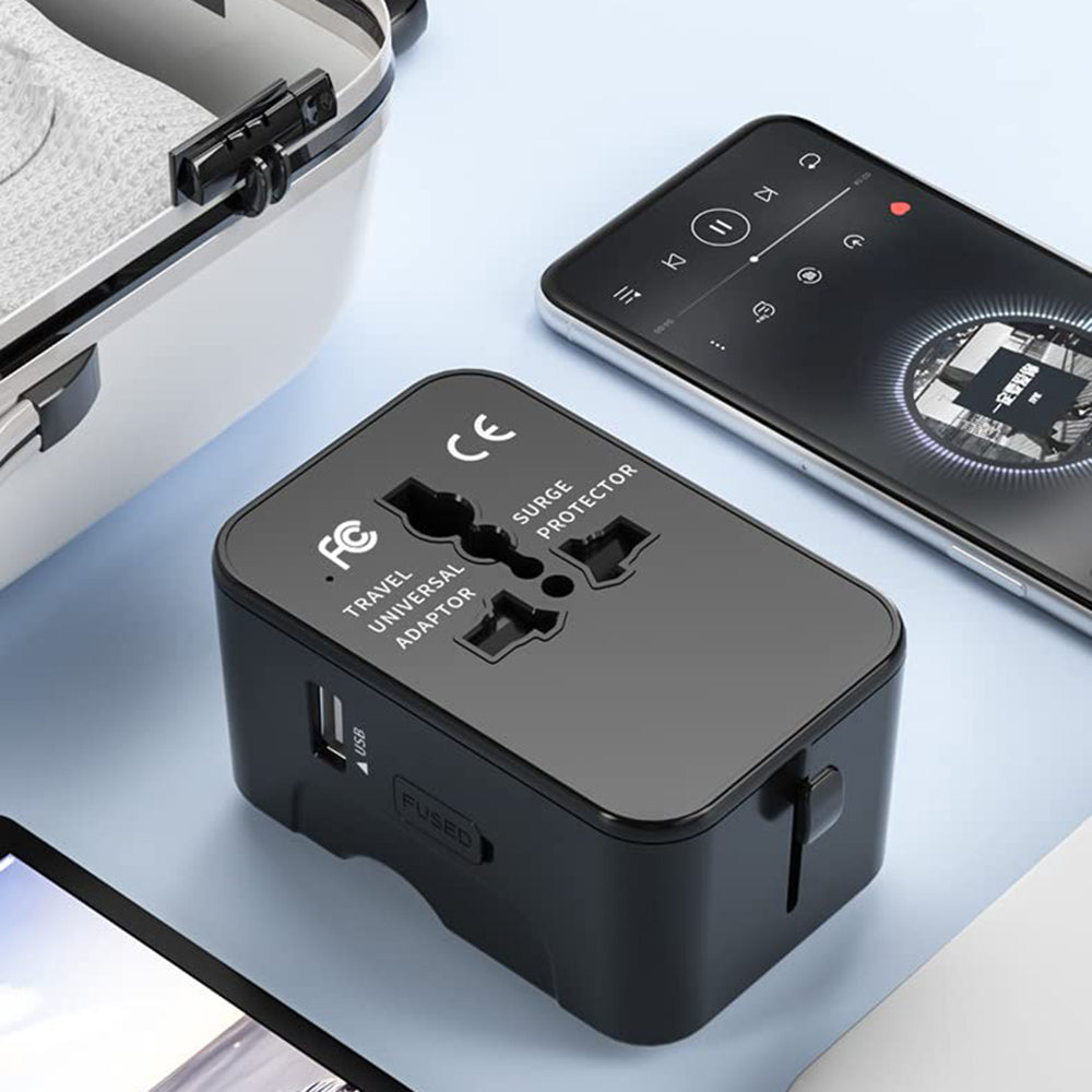 Incarcator Retea Techsuit HHT202-2C Travel, 15W, 3A, 2 x USB-C, Alb