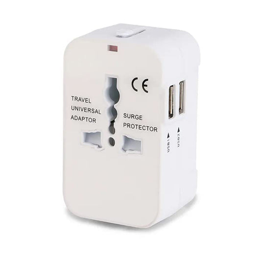 Incarcator Retea Techsuit HHT202 Travel, 10W, 2A, 2 x USB-A, Alb