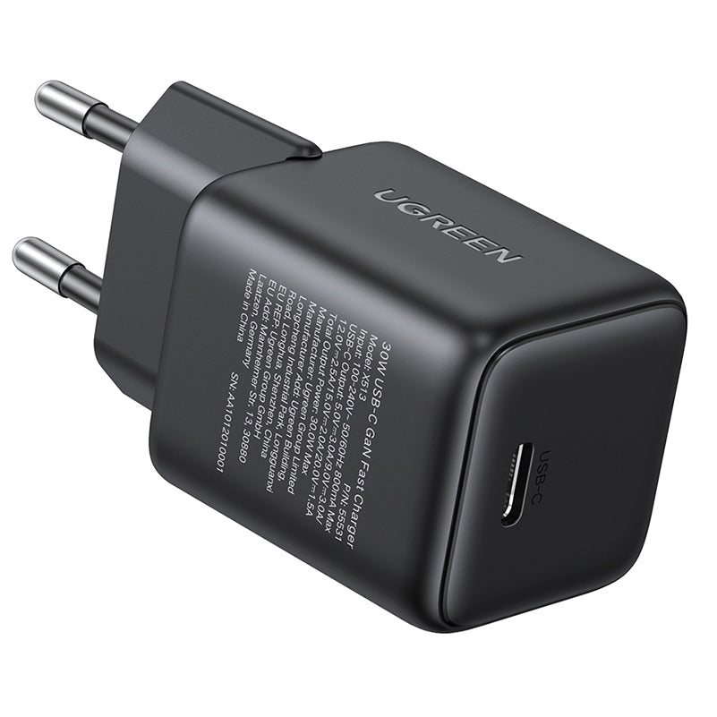 Incarcator Retea UGREEN X513, 30W, 3A, 1 x USB-C, Negru