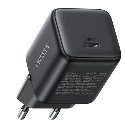 Incarcator Retea UGREEN X513, 30W, 3A, 1 x USB-C, Negru