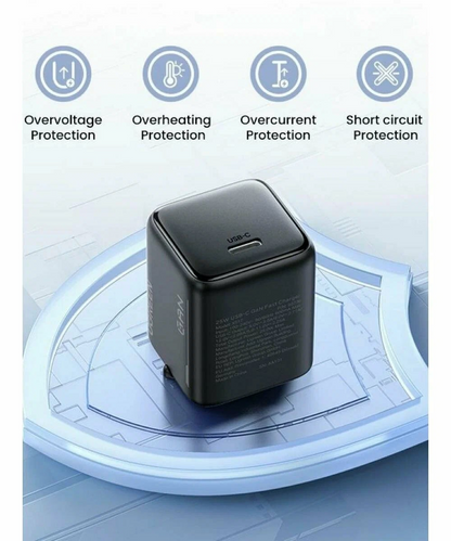 Incarcator Retea UGREEN X517, 25W, 3A, 1 x USB-C, Negru