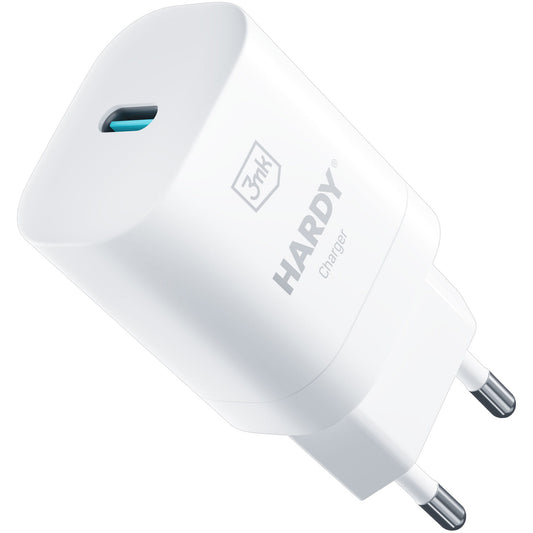 Incarcator Retea 3MK Hardy GaN, 33W, 3A, 1 x USB-C, Alb