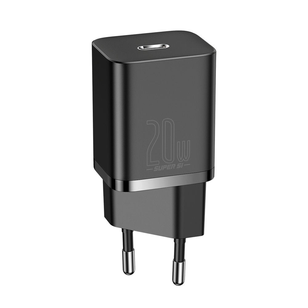 Ładowarka sieciowa Baseus Super Si, 20 W, 3 A, 1 x USB-C, czarna CCSUP-B01