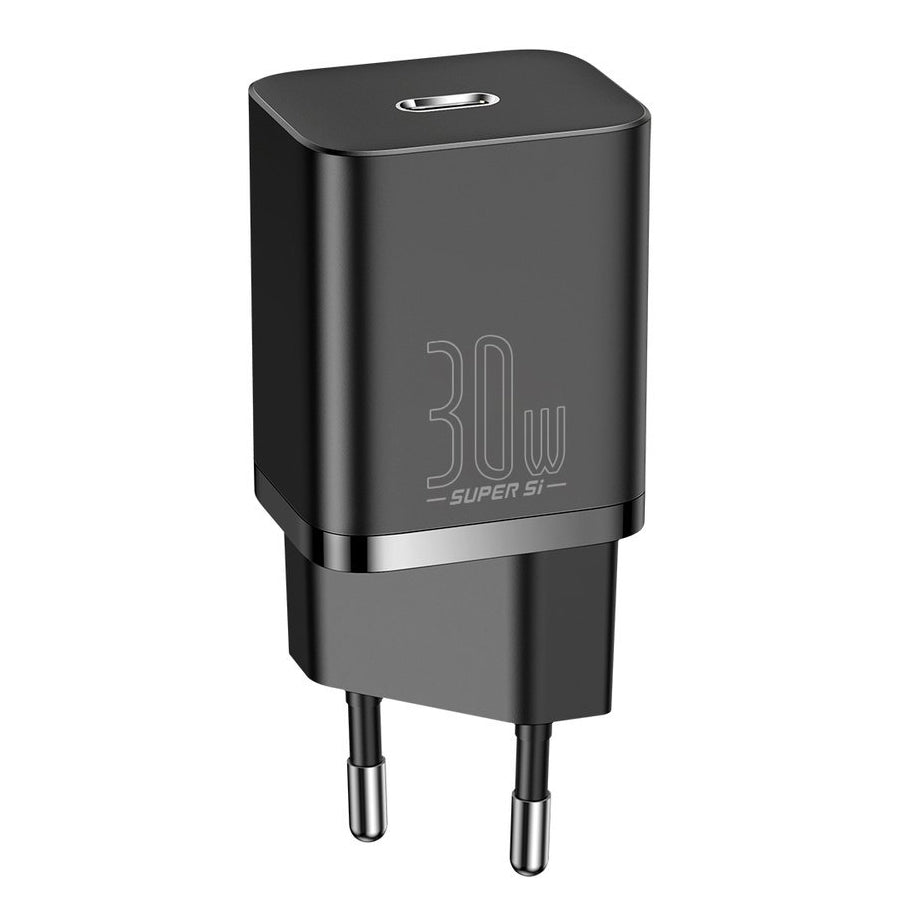 Ładowarka sieciowa Baseus Super Si, 30 W, 3 A, 1 x USB-C, czarna CCSUP-J01 