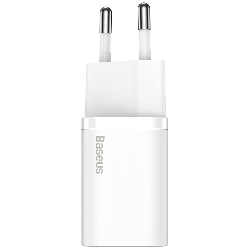 Incarcator Retea Baseus Super Si, 20W, 3A, 1 x USB-C, Alb CCSUP-B02