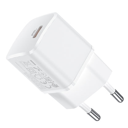 Incarcator Retea HOCO N10, 20W, 3A, 1 x USB-C, Alb