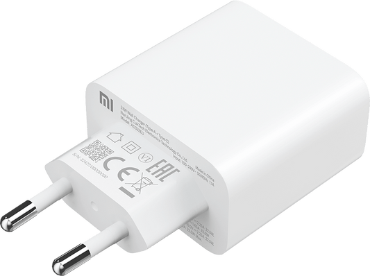 Ładowarka sieciowa Xiaomi, 33W, 3A, 1 x USB-A - 1 x USB-C, biała BHR4996996GL