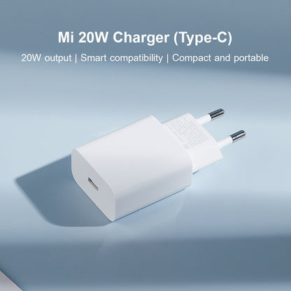 Ładowarka sieciowa Xiaomi, 20 W, 3 A, 1 x USB-C, biała BHR4927GL