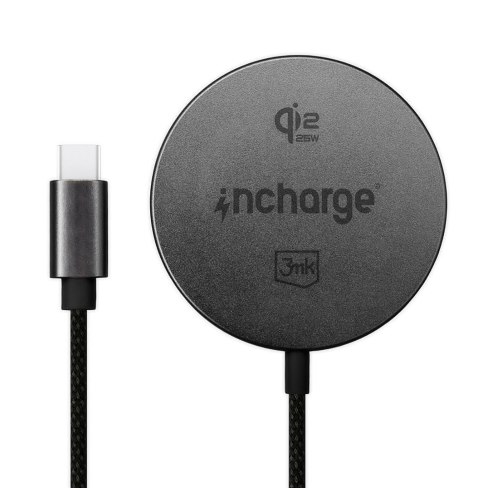 Incarcator Retea Wireless 3MK Align, 25W, Negru