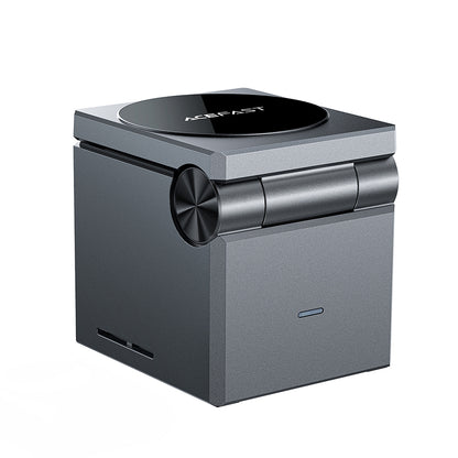 Incarcator Retea Wireless Acefast E18 Rubik's Cube 3in1, 23W, 1.67A, Gri