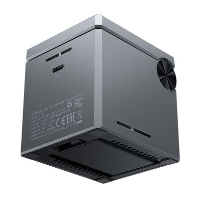 Incarcator Retea Wireless Acefast E18 Rubik's Cube 3in1, 23W, 1.67A, Gri