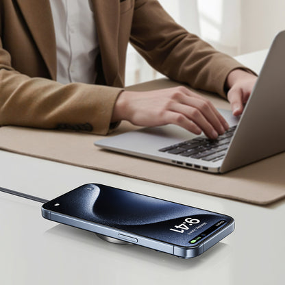 Incarcator Retea Wireless Acefast E24, 15W, 1.67A, Gri