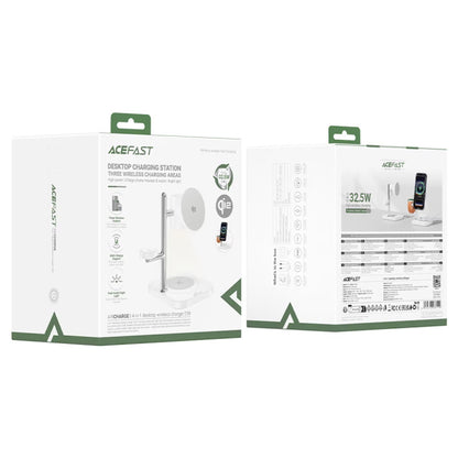 Incarcator Retea Wireless Acefast E39 3in1, 32.5W, Alb