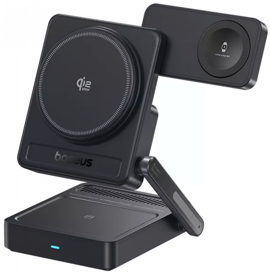 Incarcator Retea Wireless Baseus PicoGo AF21 3in1, 35W, Negru E0205402