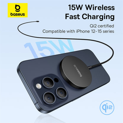Incarcator Retea Wireless Baseus Simple Mini4 Air, 15W, 1.67A, Negru P10278200111-00