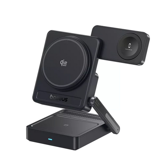 Incarcator Retea Wireless Baseus PicoGo AF21 3in1, 35W, Negru E0205401