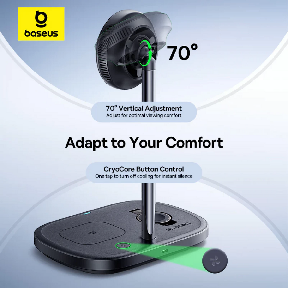 Incarcator Retea Wireless Baseus EnerFill FS41 3in1, 22.5W, 1.67A, Negru P10281904123-01