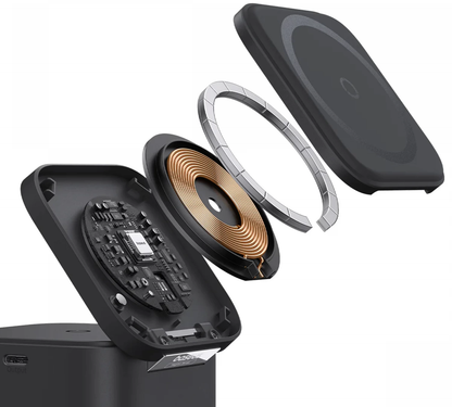 Incarcator Retea Wireless USB-C Baseus MagPro 3in1, 25W, 1 x USB-C, Negru P10264100123-01