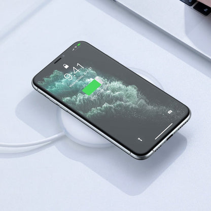 Incarcator Retea Wireless Baseus Jelly, 15W, 1.67A, Alb WXGD-02