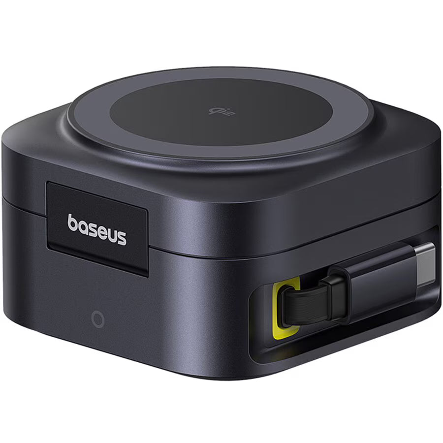 Incarcator Retea Wireless Baseus PicoGo 2in1, 67W, 3A, 1 x USB-C, Negru P10276800123-00