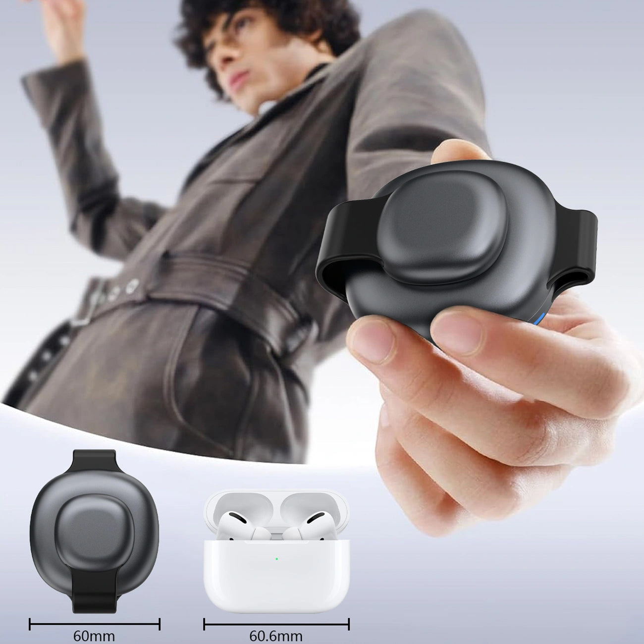 Incarcator Retea Wireless Dudao A11S 3in1, 15W, Negru