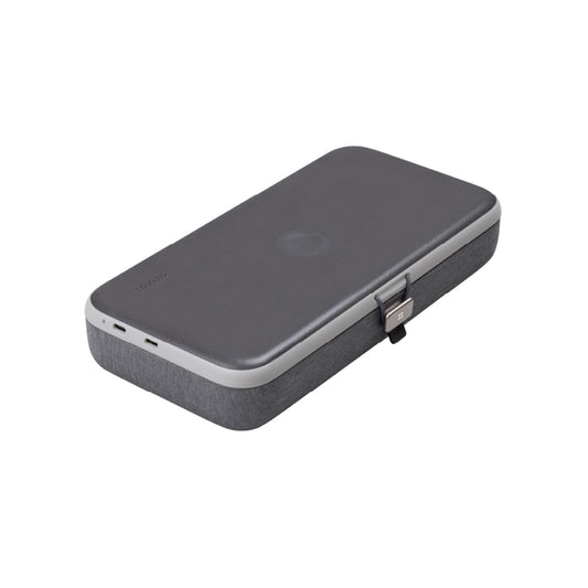 Incarcator Retea Wireless Edizard PowerCube 3in1, 65W, 3.25A, 1 x USB-C, Gri