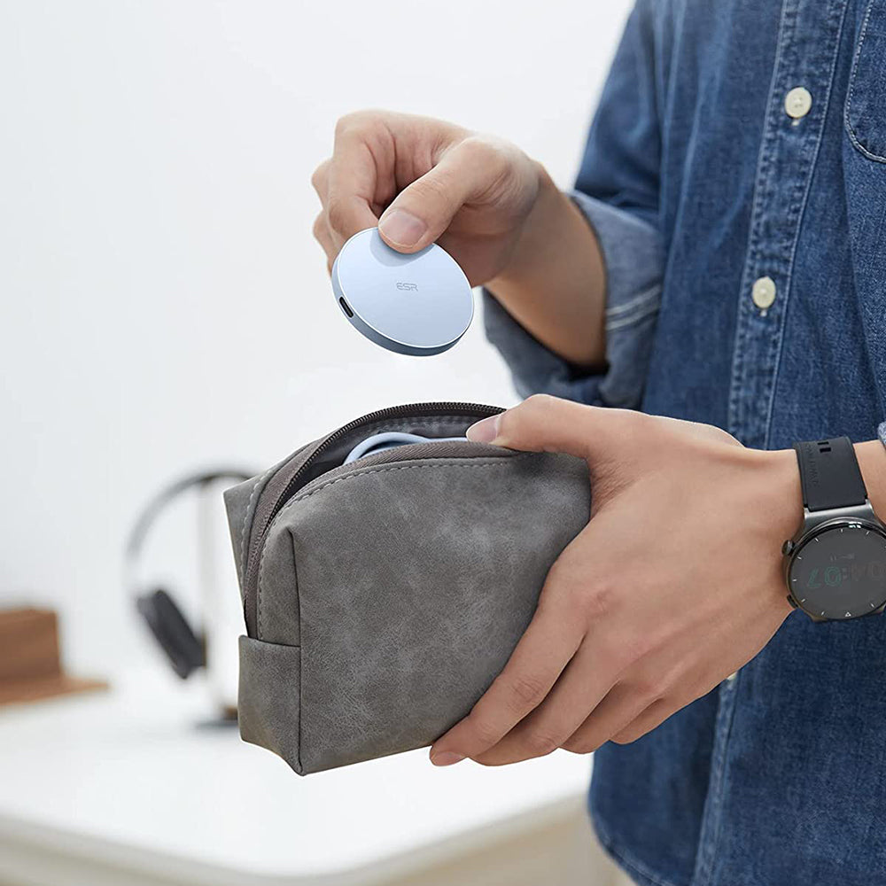 Incarcator Retea Wireless ESR HaloLock, 15W, 1.67A, Albastru