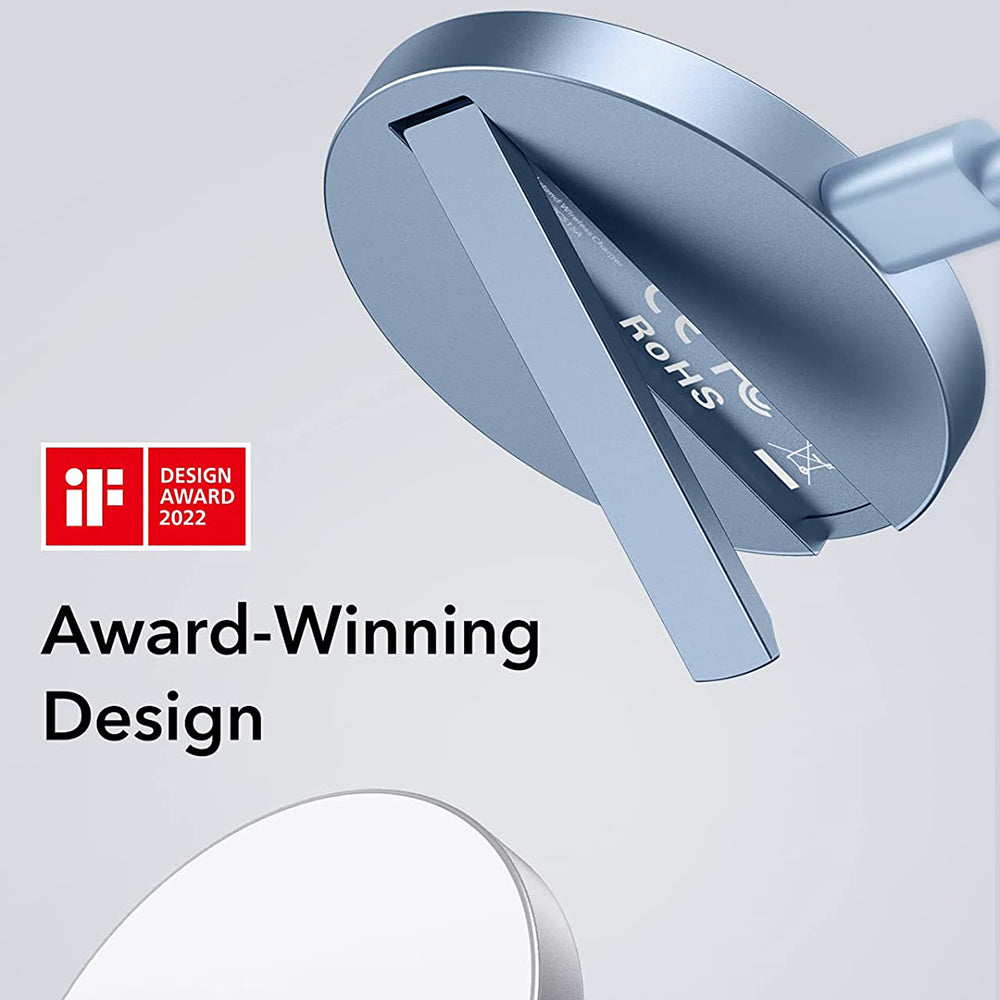 Incarcator Retea Wireless ESR HaloLock, 15W, 1.67A, Albastru