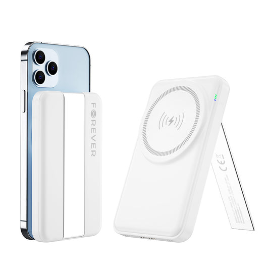 Incarcator Retea Wireless Forever MACS-100 5in1, 20W, 3A, 1 x USB-A, Alb