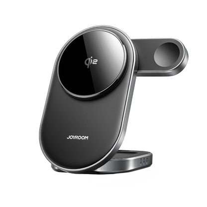 Incarcator Retea Wireless Joyroom JR-W17 3in1, 15W, 1.67A, Negru